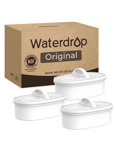 Waterdrop WD-PF-01A Plus filter pack of three for cost savings and reduced plastic waste