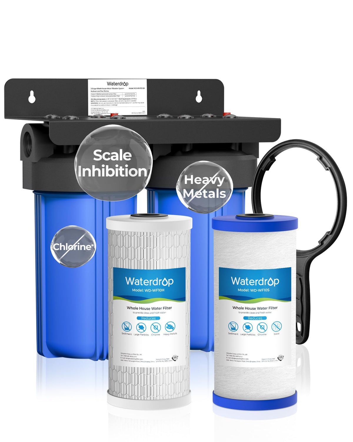 Waterdrop 2 Stage Whole House Water Filter | HandySkook
