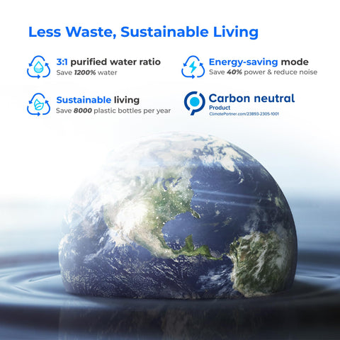 Waterdrop X16 eco-packaging highlights sustainable materials for greener home setup.