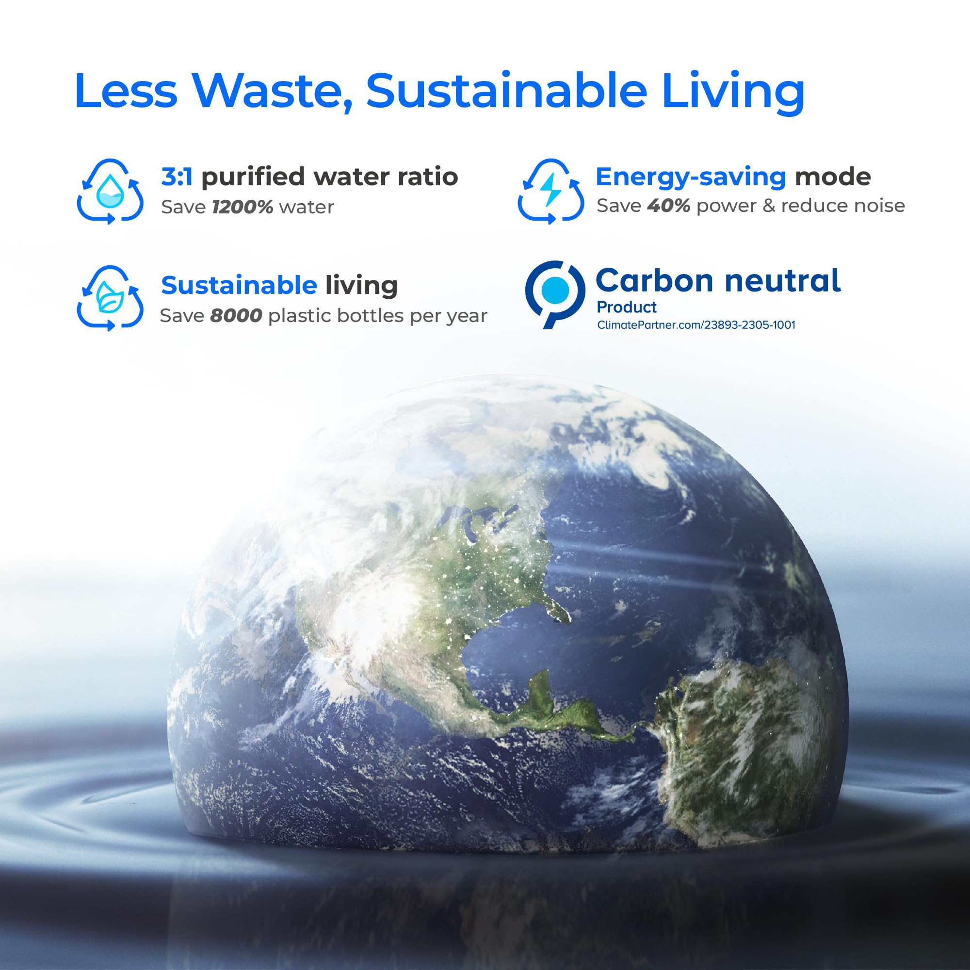 Waterdrop X16 mineral boost creates smoother, better tasting water
