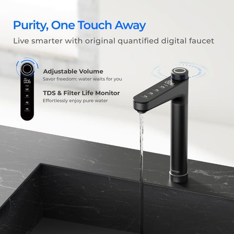 Waterdrop X16 three-to-one purity helps conserve water and reduce waste.