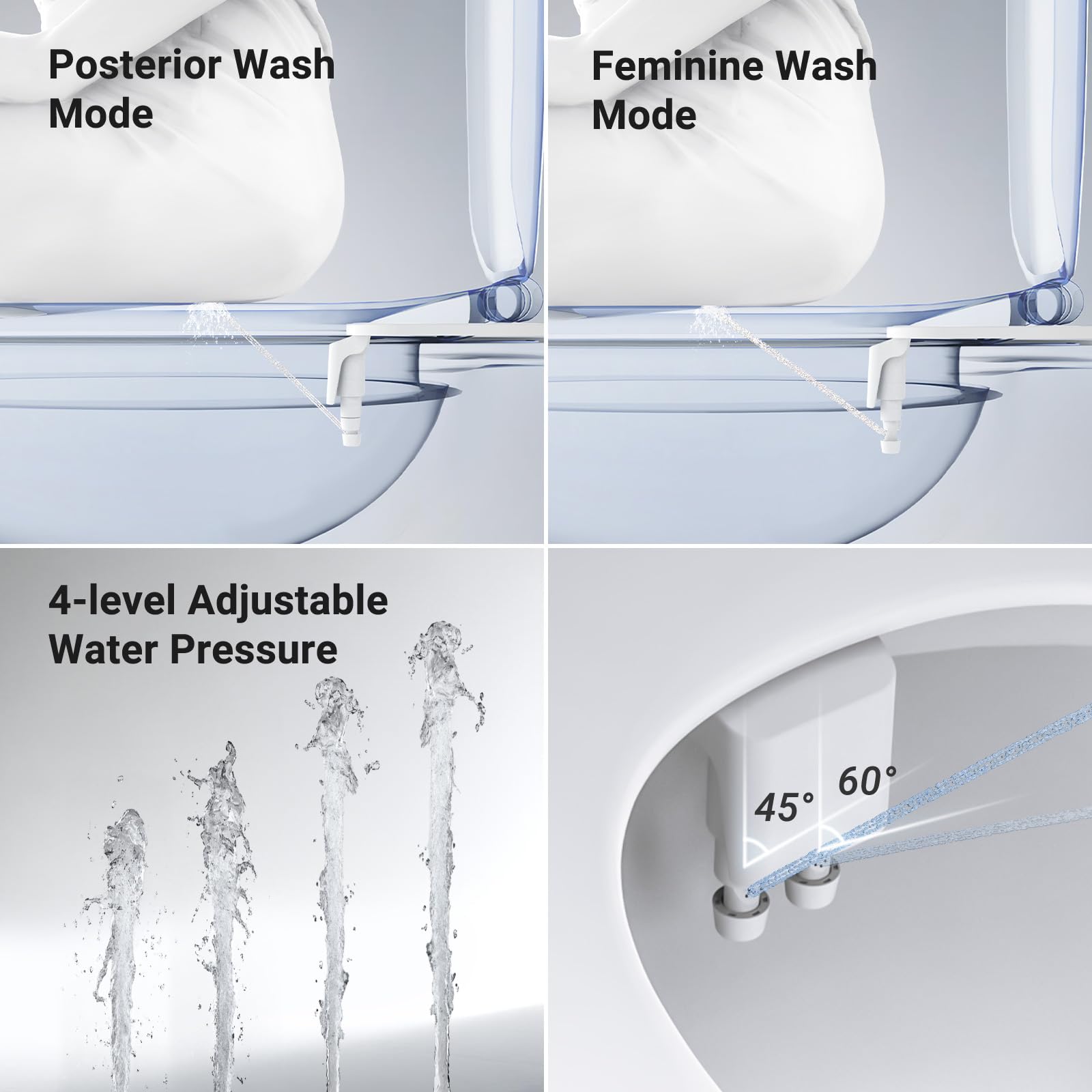 WATERLACE brass inlet connection for durable, leak-free performance