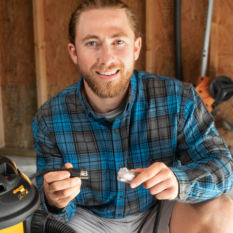 Watt's Wire flexible outdoor extension cord coils easily for storage