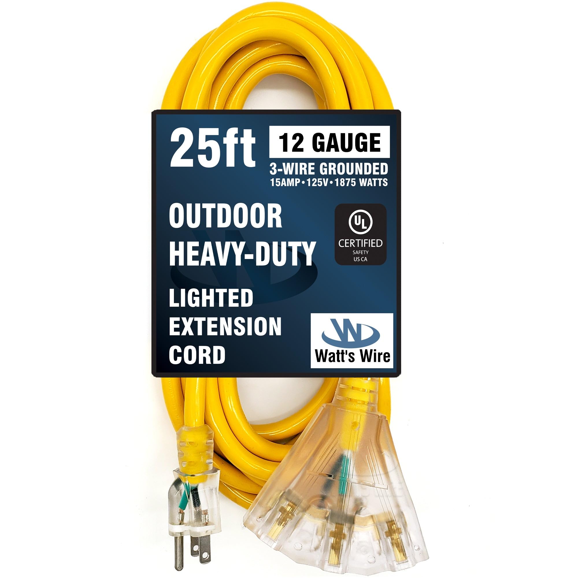 Watt's Wire yellow visibility makes outdoor work safer under sun or shade