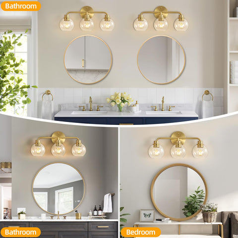 Watyo vanity light is easy to install with pre-installed components