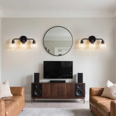 Watyo wall-mounted vanity light adds contemporary flair to any mirror
