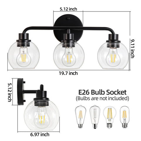 Watyo wide applicability for bathroom, kitchen, or hallway lighting