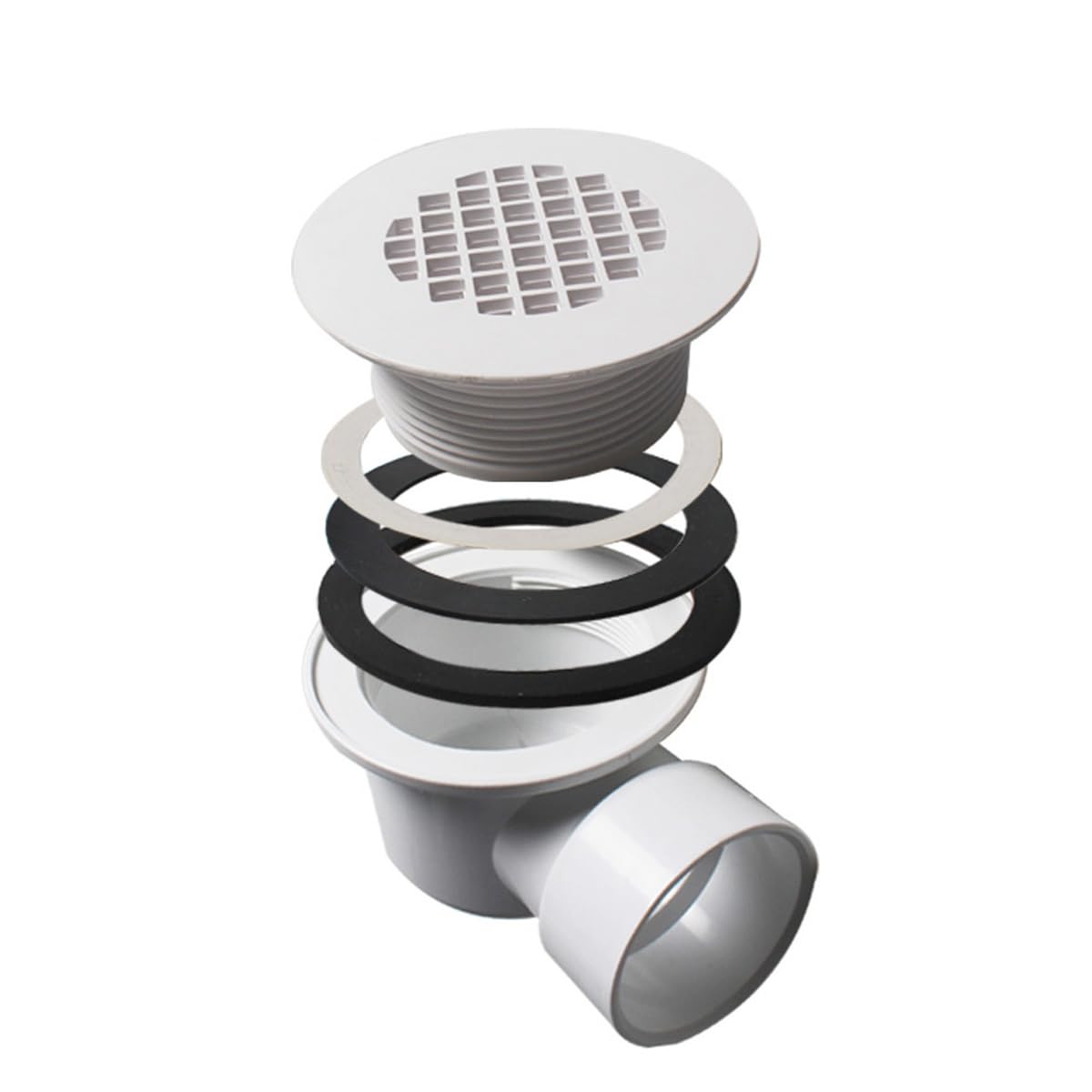 WAWO dual-size compatibility supports 1.5 and 2-inch drains