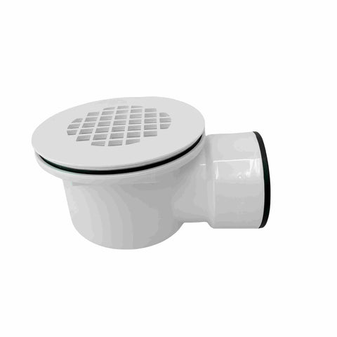 WAWO side outlet drain with perforated filter preventing clogs and debris