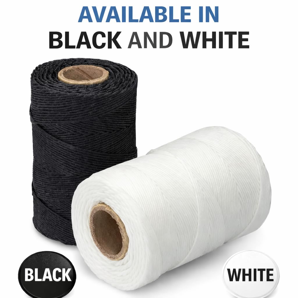 Waxaw lacing cord suited for camping, gardening, and marine tasks.