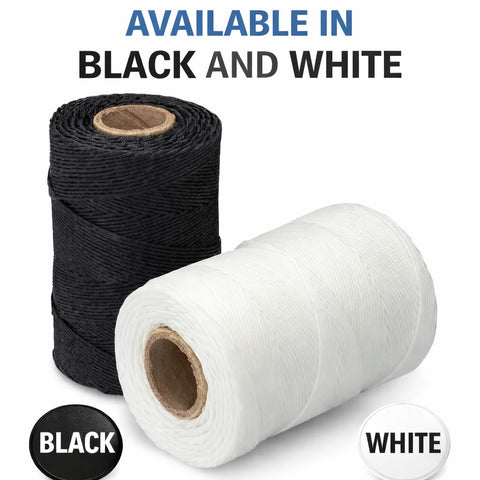 Waxaw lacing cord suited for camping, gardening, and marine tasks.