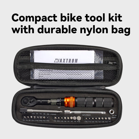 Waxtron carbon-frame friendly torque tool protects stems and seatposts during assembly.