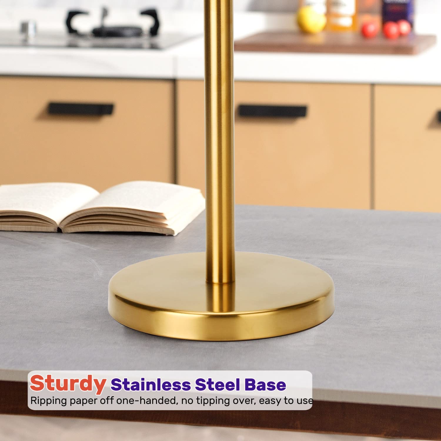 Waydeli gold base detail emphasizes sturdy stability and protection