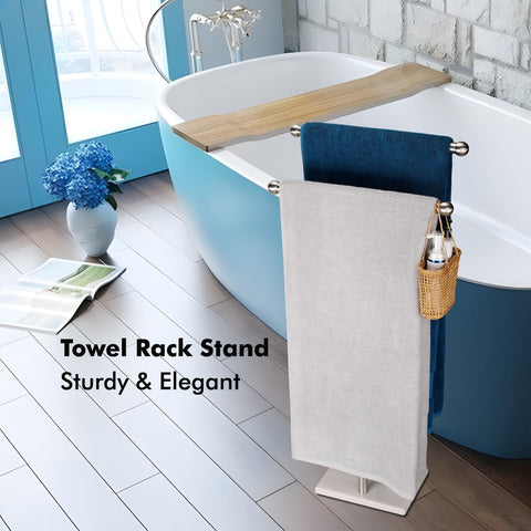 WAYDELI double-T shape towel bars showcase durable stainless steel construction