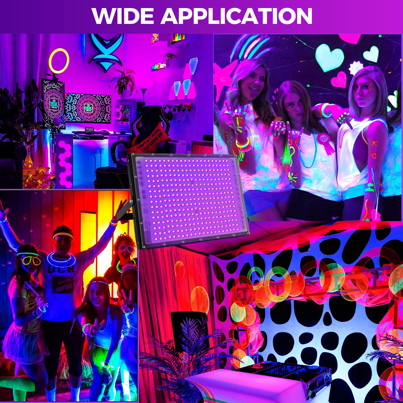 Waygor 180-degree bracket allows versatile aiming for indoor glow decor.