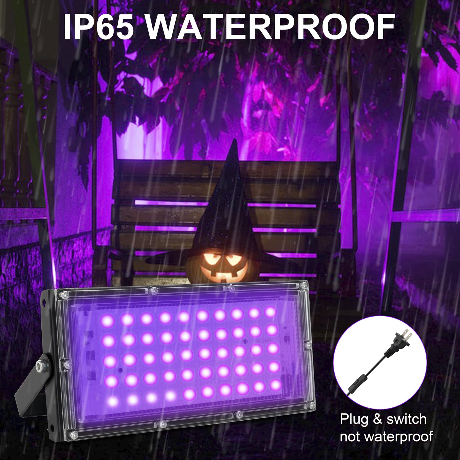 Waygor inline switch black light for effortless on/off control during events