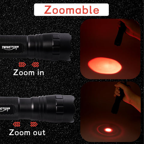 WAYLLSHINE battery compartment fits 3xAAA or rechargeable battery
