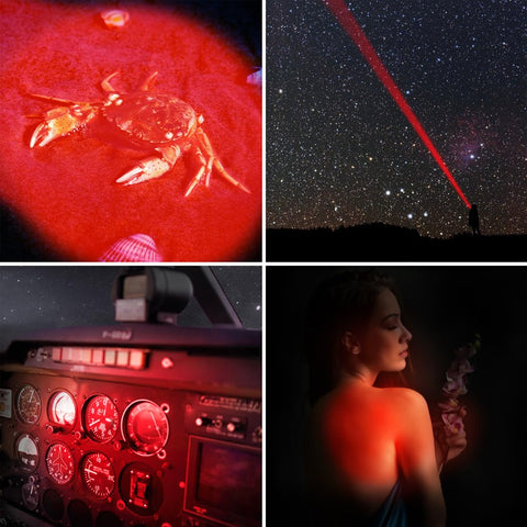 WAYLLSHINE true high-purity red light preserves night vision