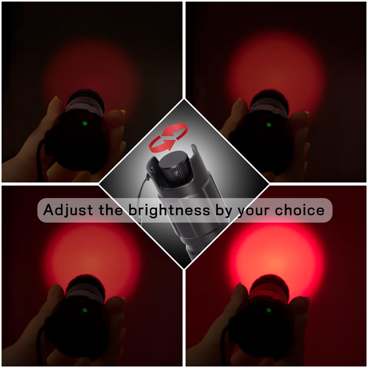 WAYLLSHINE tail button enables stepless dimming control