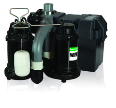 Wayne half-hp sump pump with vertical float switch for basement installation