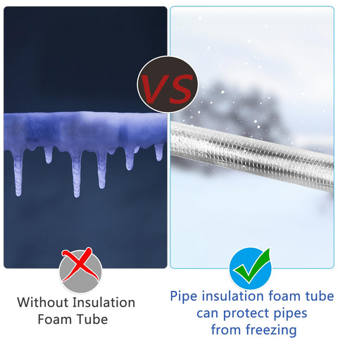 Wazitin outdoor pipe protection kit for sprinkler and water heater lines.