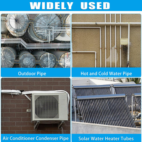 Wazitin 1.31 ft pieces fit multiple pipe sizes with simple cutting.