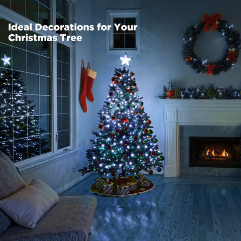 WBao 108ft lights on patio create a bright, inviting evening ambiance.
