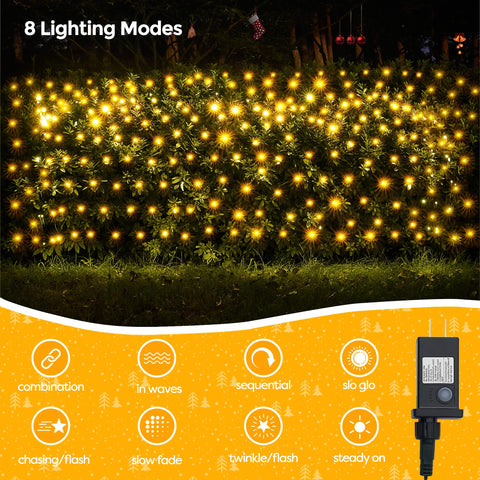 WBao end-to-end connectable net lights simplify growing decor across areas