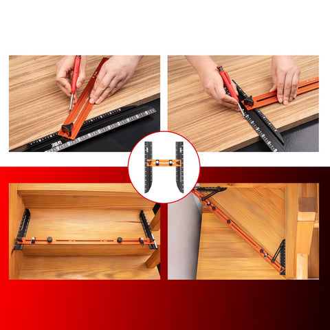 WBE tool versatility for stair treads, risers, shelves, and more.