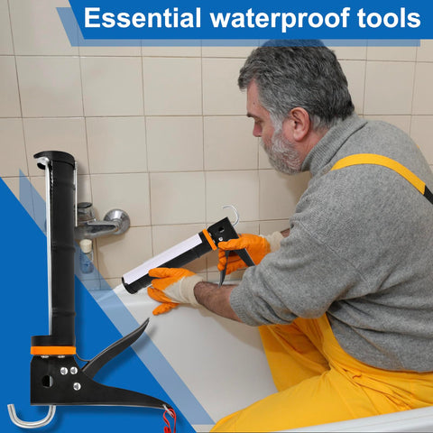 WBHWW masking tape supports neat seal lines during caulking tasks.
