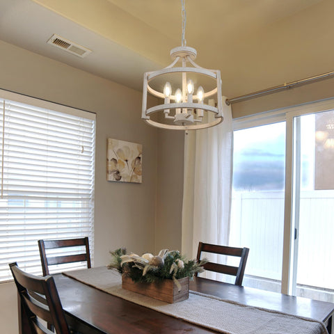 WBinDX 59-inch chain showcases adjustable height for ceiling-to-floor drama