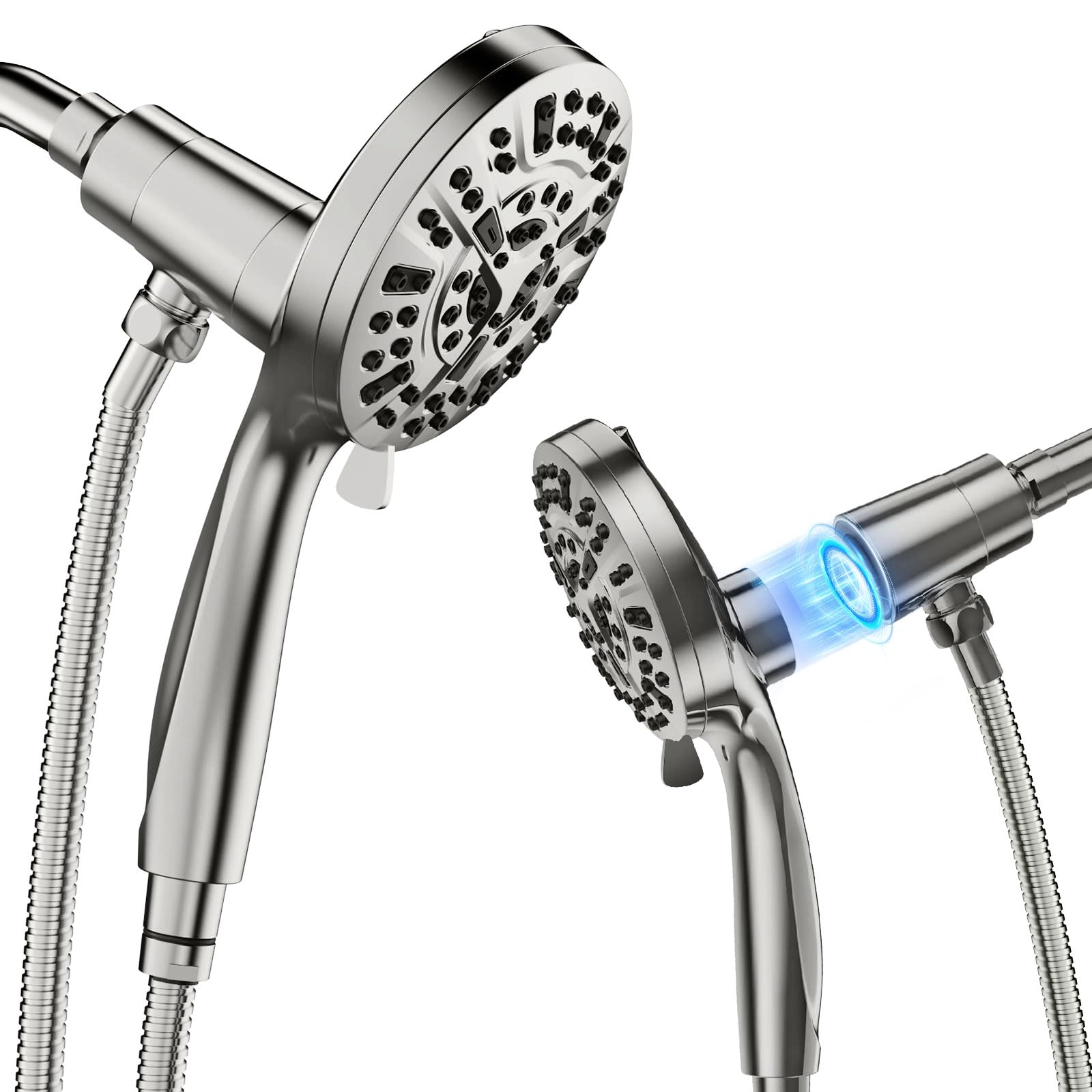 WCQQ magnetic shower head dock enables secure hands-free reattachment during showers