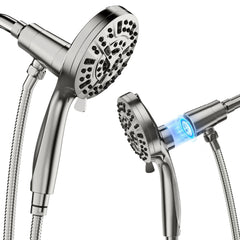 WCQQ magnetic shower head dock enables secure hands-free reattachment during showers