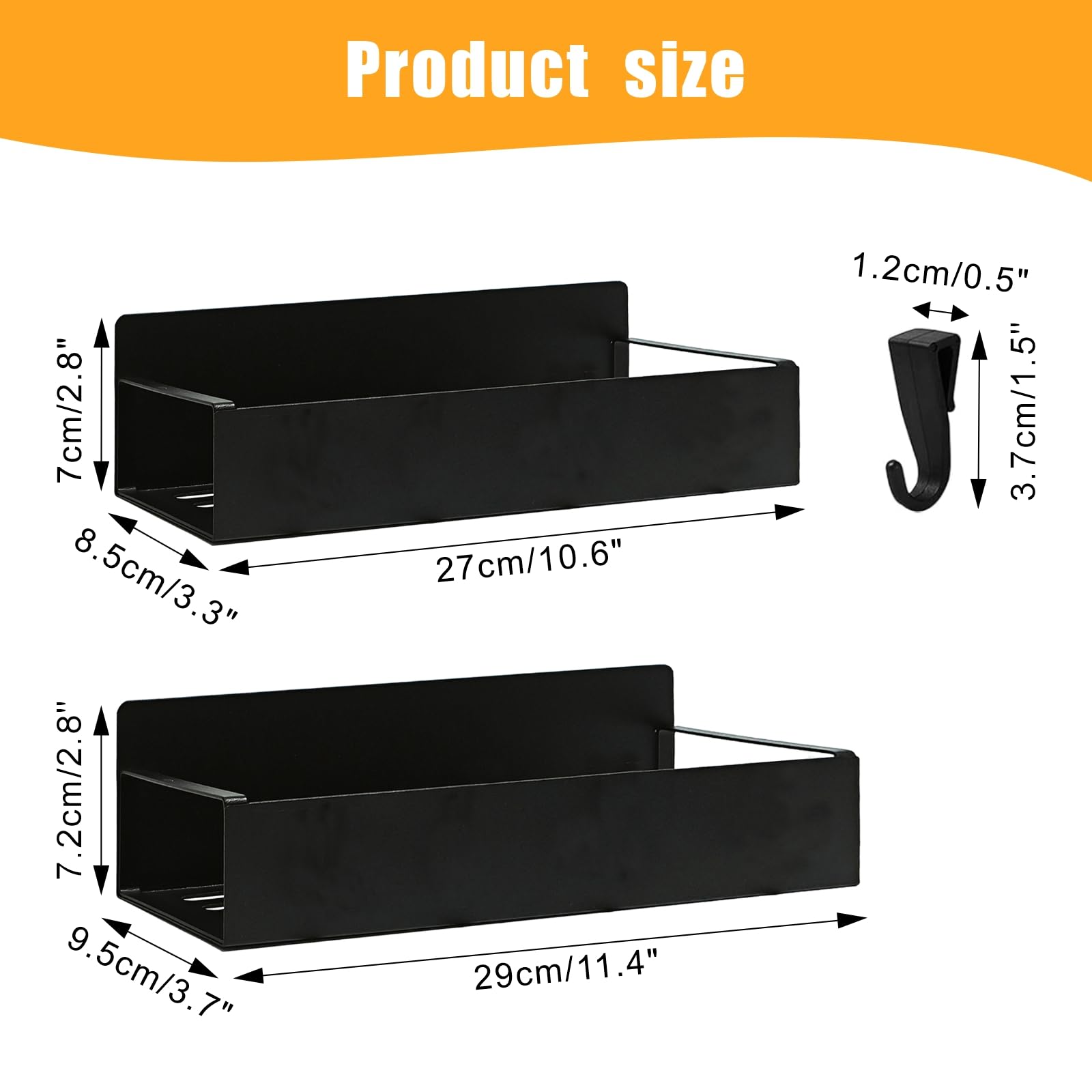 WDBG steel magnetic aerosol rack large holds multiple cans for easy reach.