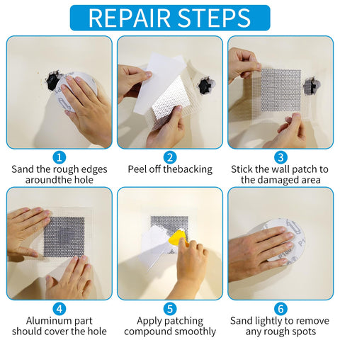 WDSHCR drywall patch kit shown for easy, user-friendly application.