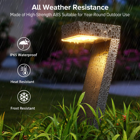 WdtPro 3500K warm-glow creates inviting ambiance along walkways.
