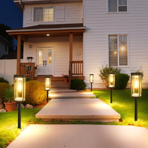 WdtPro ABS-shell durable solar yard light for long-lasting outdoor use