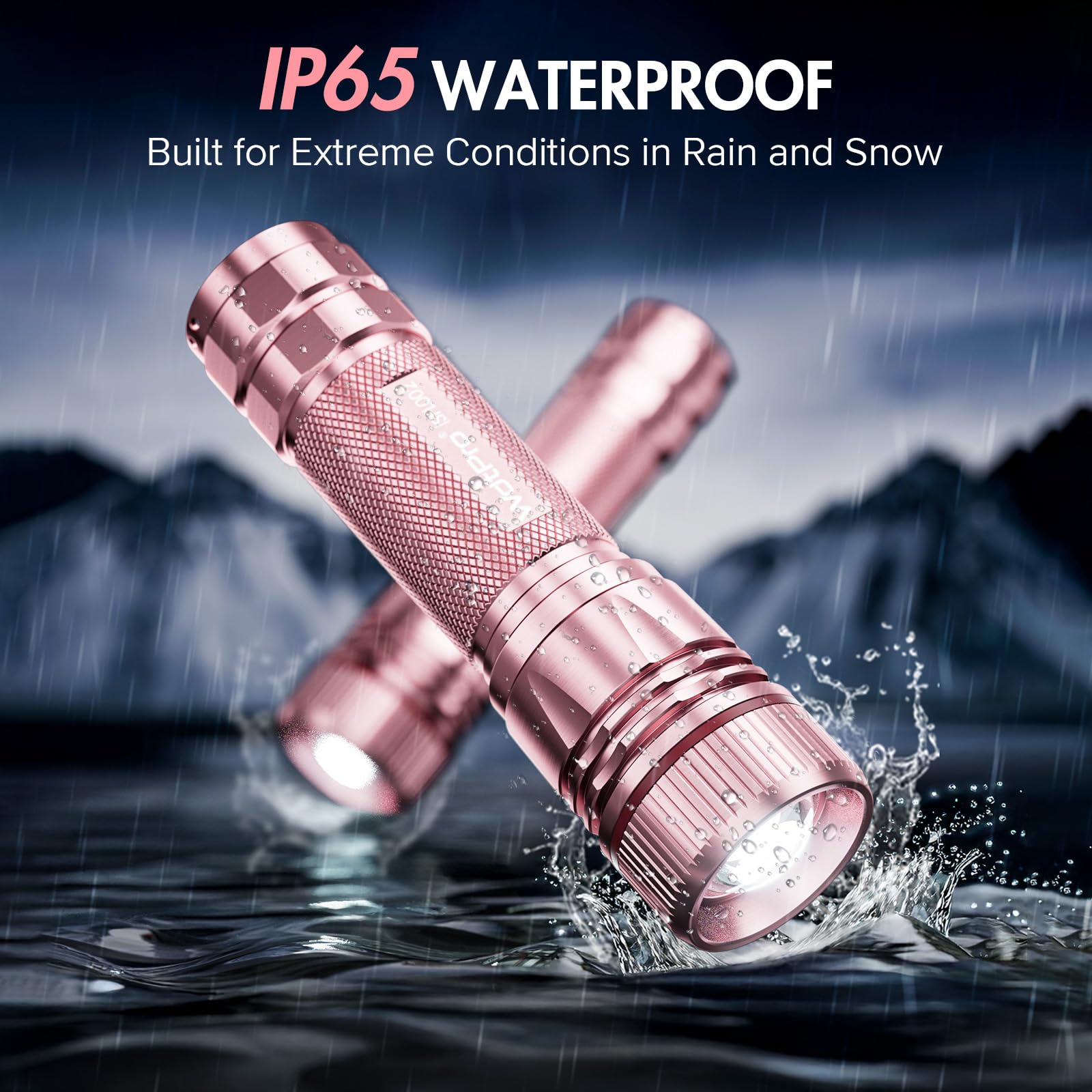 WdtPro drop-tested flashlight designed for outdoor reliability