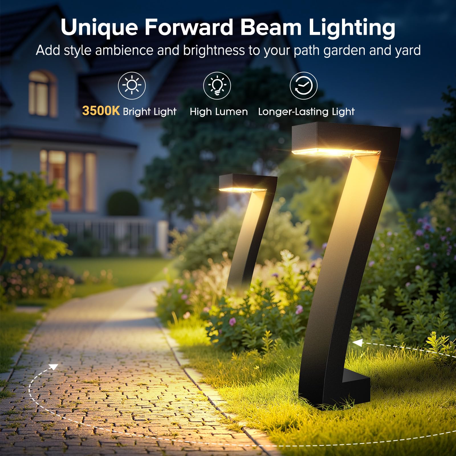 WdtPro ground-stake easy-install light lets you set up quickly.