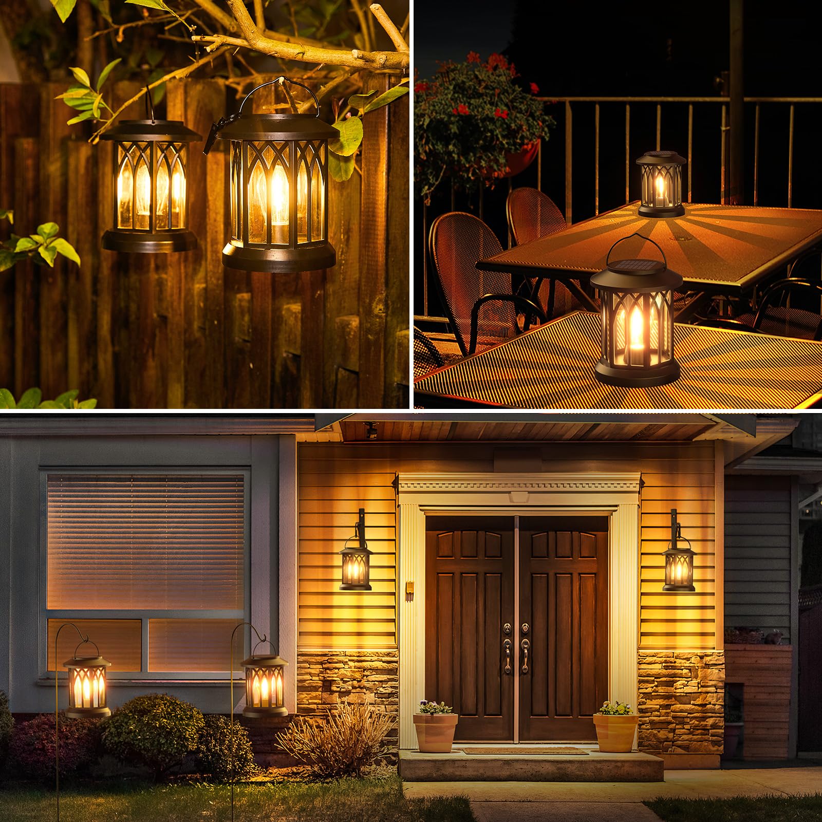 WdtPro garden lantern decor for porches and paths.