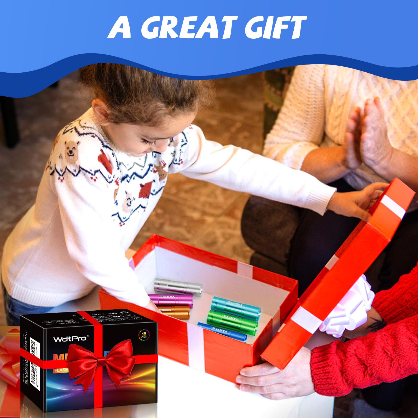 WdtPro assorted-colors pack, ready to gift or share for parties and emergencies.