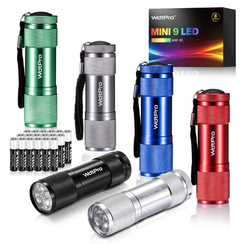 WdtPro LED mini flashlight blue, compact light for quick emergencies and night tasks