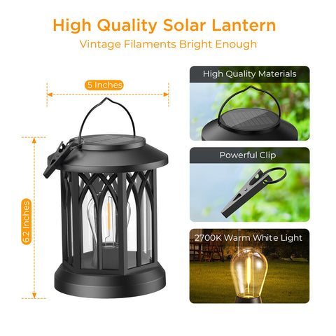 WdtPro easy-installation lanterns let you hang or clip quickly.