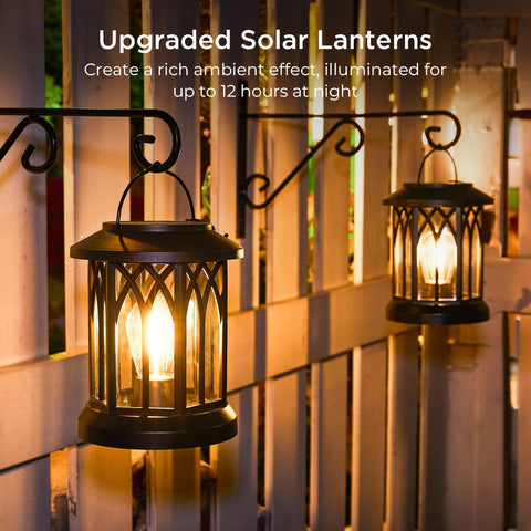 WdtPro hanging design lanterns add a modern, elegant touch.