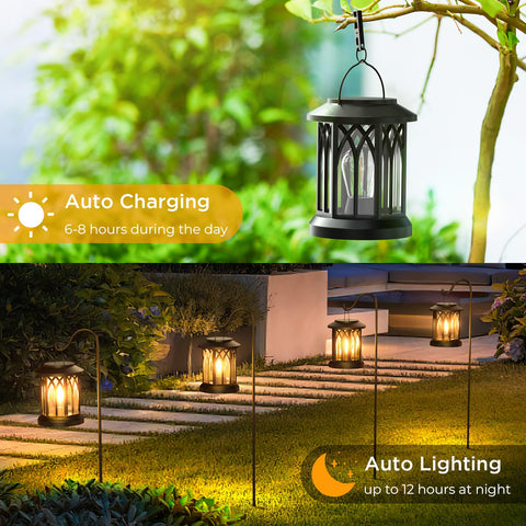 WdtPro IP65 waterproof lanterns resist rain for dependable outdoor lighting.