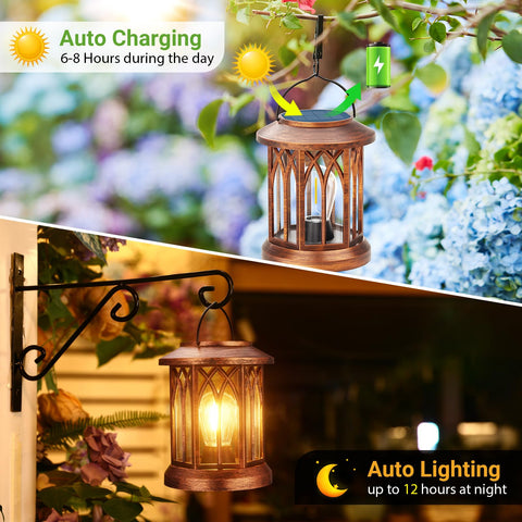WdtPro solar lanterns install quickly and switch on automatically.