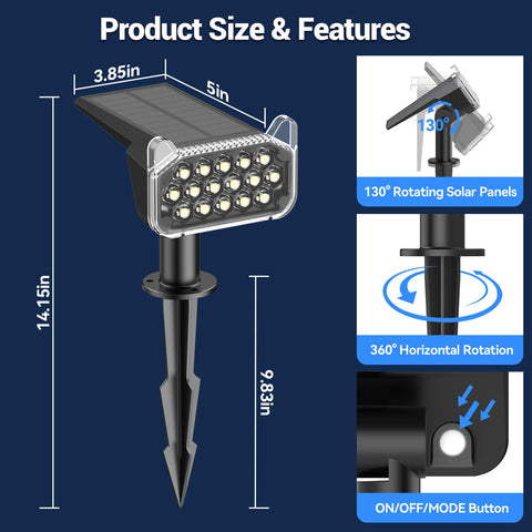 WdtPro tree lighting highlights focal features with a 1000-lumen glow