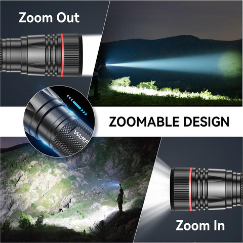 WdtPro two-pack compact flashlights held in hand for everyday carry