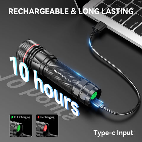WdtPro USB-C recharge cable connection enabling quick charging