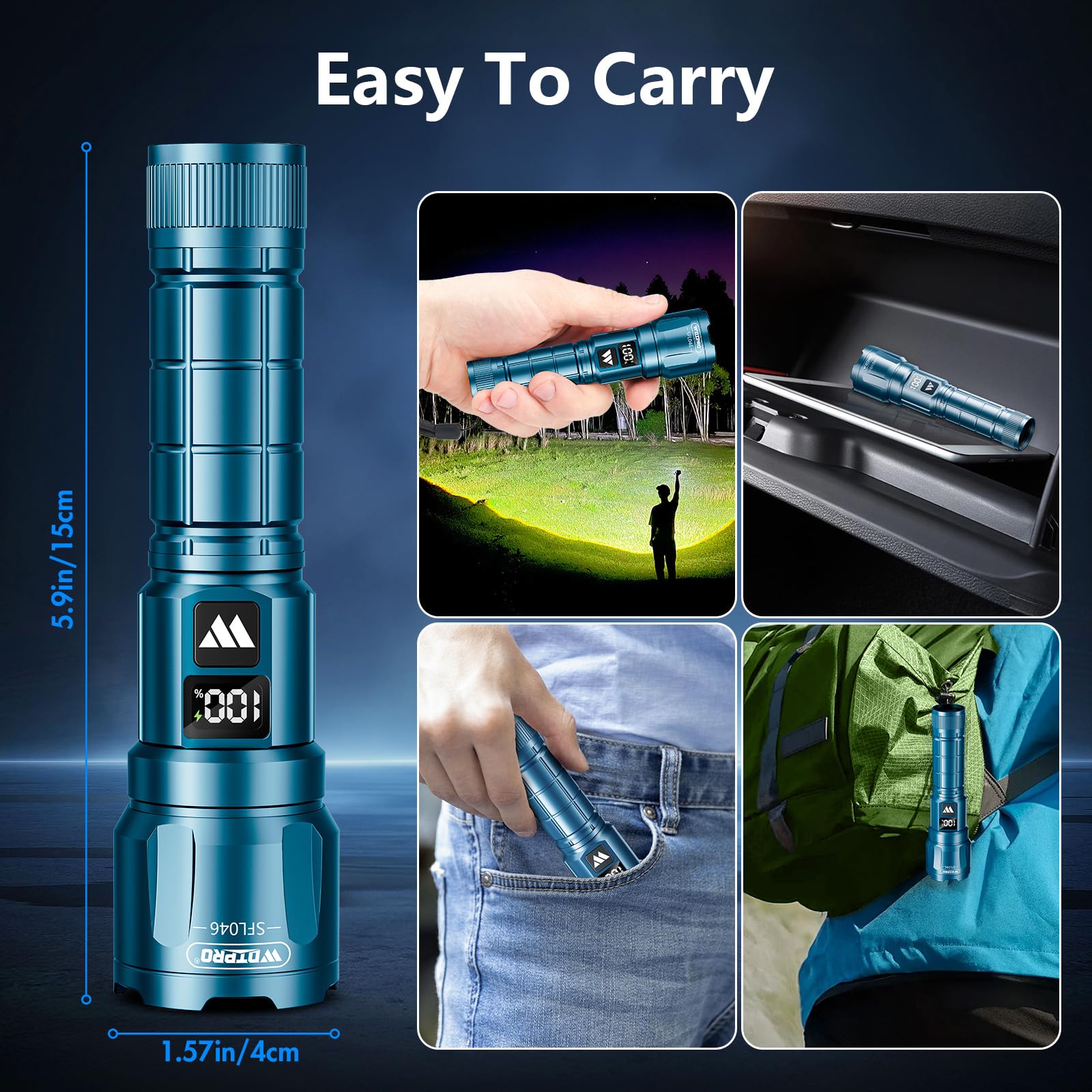 WdtPro USB rechargeable battery top-ups for extended use